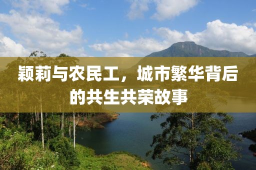 颖莉与农民工，城市繁华背后的共生共荣故事