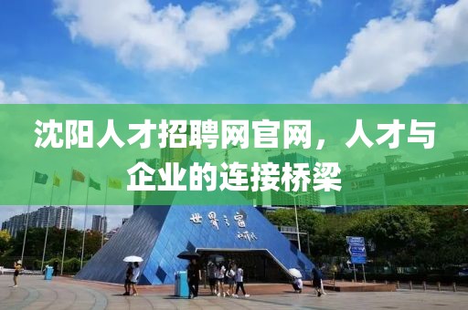 沈阳人才招聘网官网，人才与企业的连接桥梁