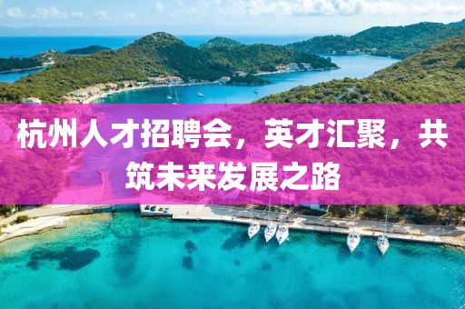 杭州人才招聘会，英才汇聚，共筑未来发展之路