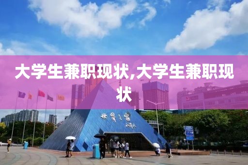 大学生兼职现状,大学生兼职现状