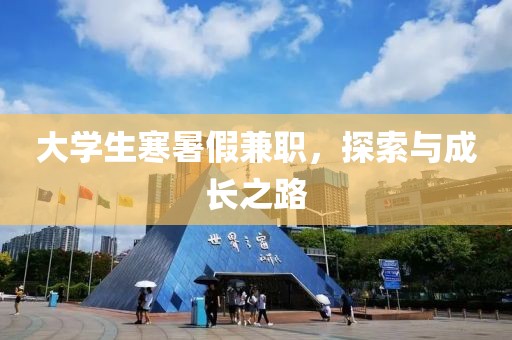 大学生寒暑假兼职，探索与成长之路