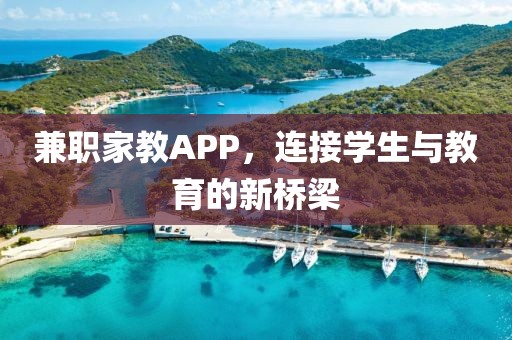 兼职家教APP，连接学生与教育的新桥梁